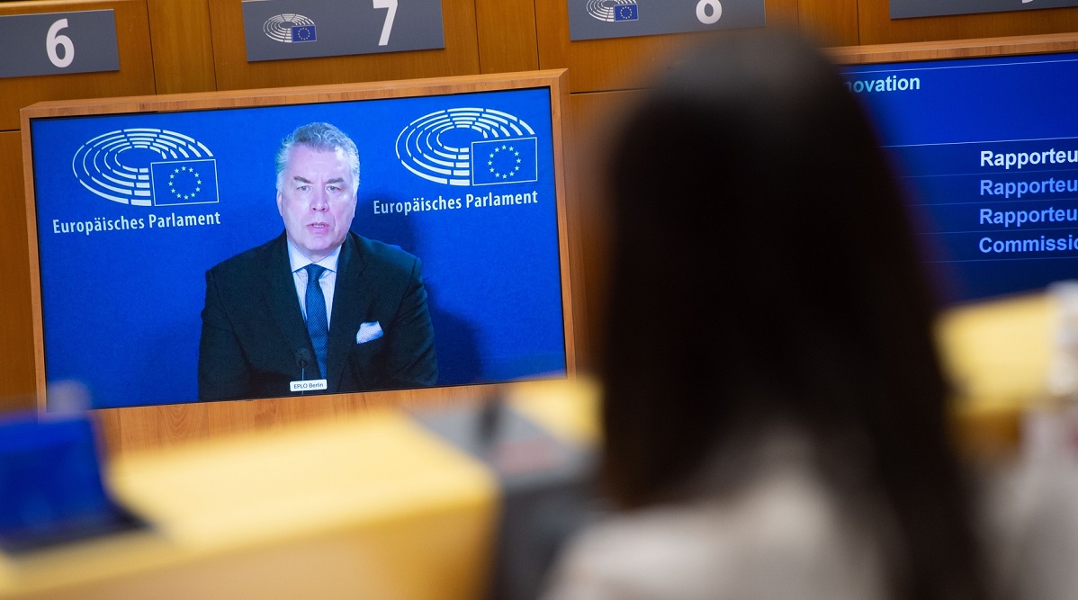 Na zdjęciu poseł Parlamentu Europejskiego Christian Ehler