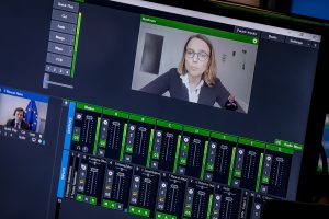 Na zdjęciu monitor komputera