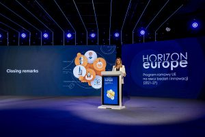 Na zdjęciu dyrektor Biura Współpracy Międzynarodowej NCBR