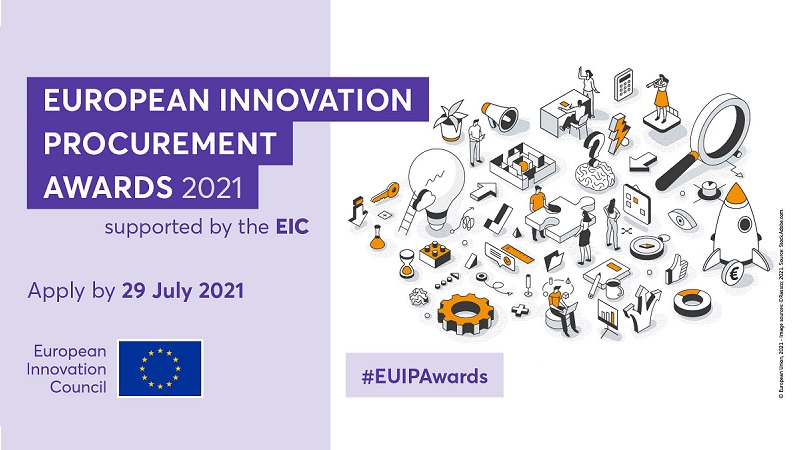 Plakat z napisem: European Procurement Awards 2021
