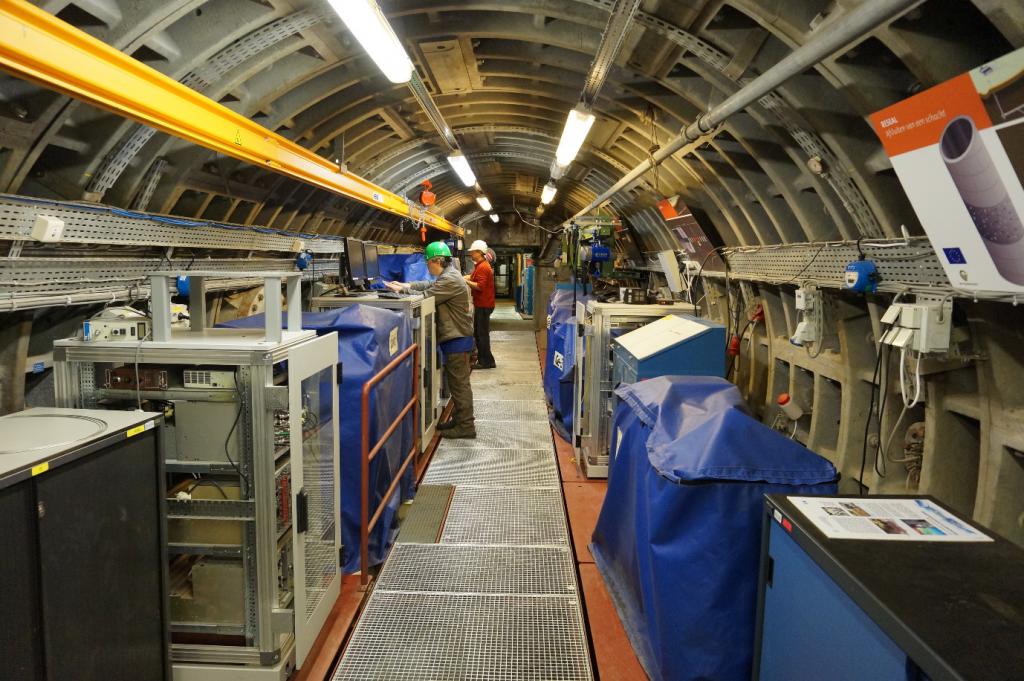 Tunel w podziemnym laboratorium nuklearnym Hades w Geel (Belgia)